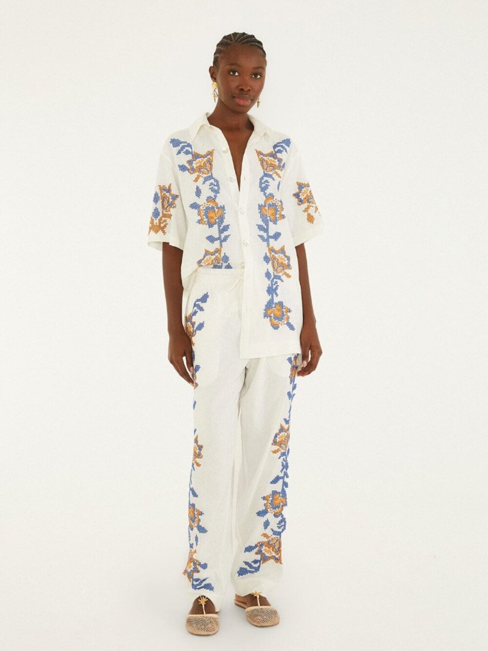 Mica Embroidered Pants